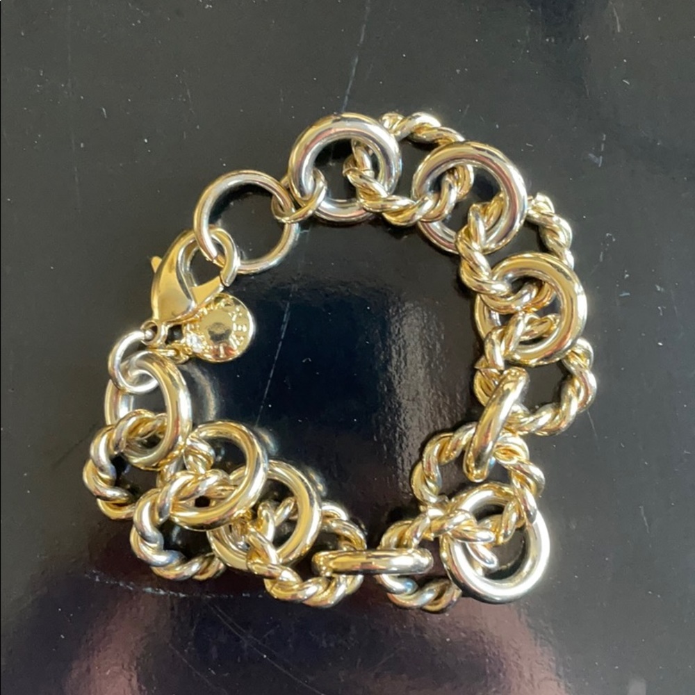 J. Crew gold tone chain bracelet